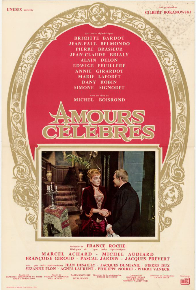 Affiche - AMOURS CELEBRES - 40x55cm J