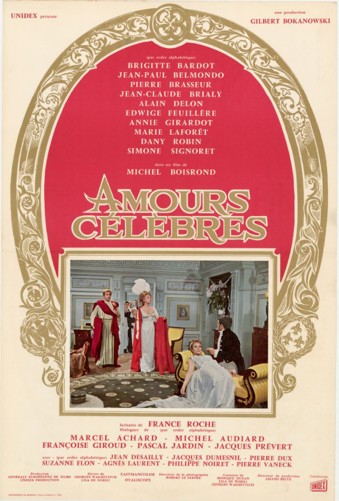 Affiche - AMOURS CELEBRES - 40x55cm H