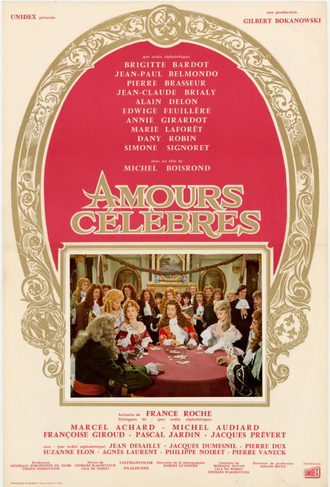 Affiche - AMOURS CELEBRES - 40x55cm C
