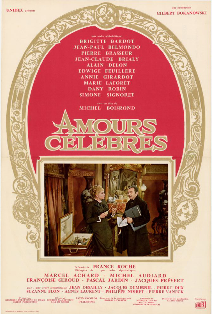 Affiche - AMOURS CELEBRES - 40x55cm