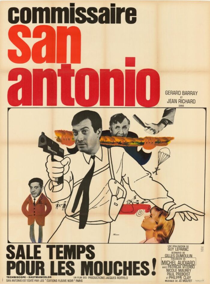 Affiche - COMMISSAIRE SAN ANTONIO - 120x160cm