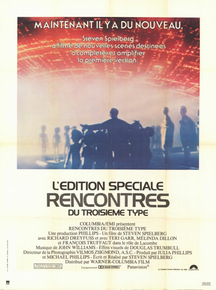 Affiche - RENCONTRES DU TROISIEME TYPE - Ressortie 120x160cm