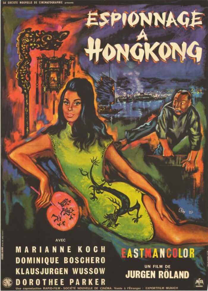 Affiche - ESPIONNAGE A HONG-KONG - 60x80cm