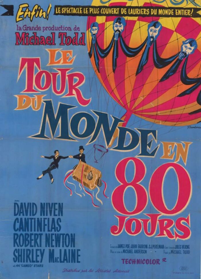 Affiche - TOUR DU MONDE EN 80 JOURS (le) - 120x160cm