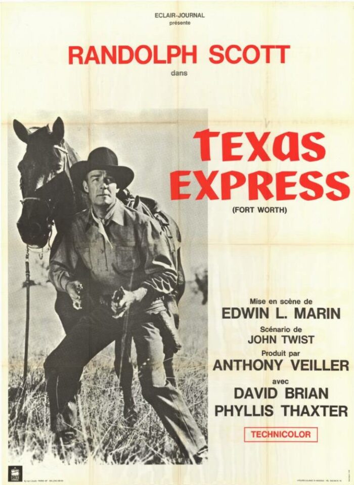 Affiche - TEXAS EXPRESS - Ressortie 120x160cm