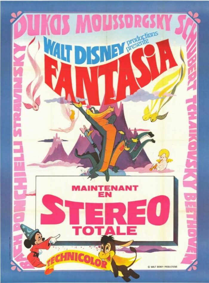 Affiche - FANTASIA - Ressortie 120x160cm