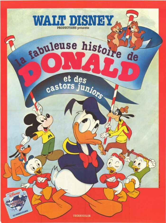 Affiche - FABULEUSE HISTOIRE DE DONALD ET DES CASTORS… - 120x160cm