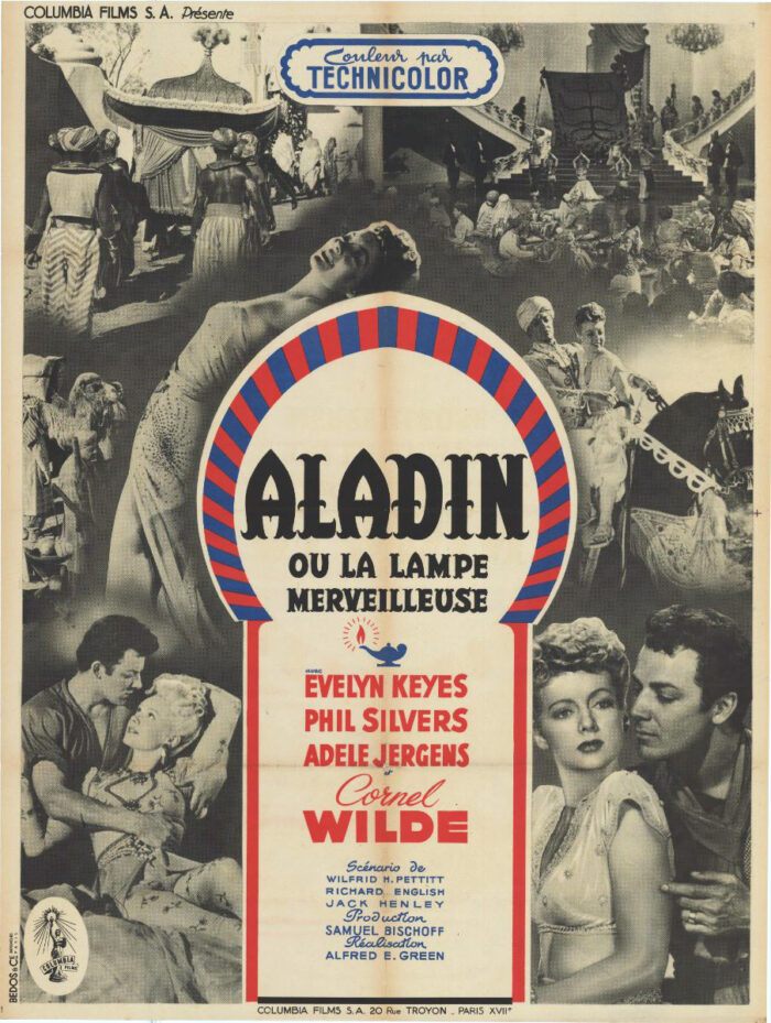 Affiche - ALADIN OU LA LAMPE MERVEILLEUSE - 80x120cm