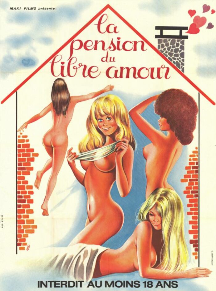Affiche - PENSION DU LIBRE AMOUR (la) - 120x160cm