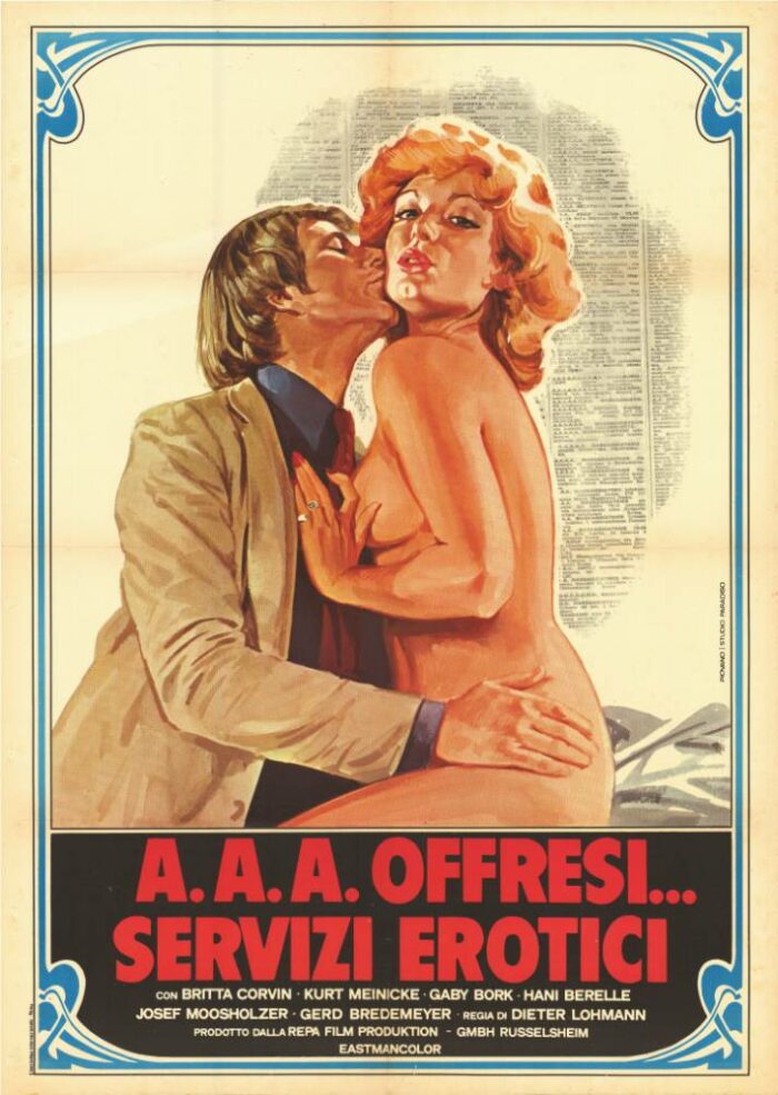 Affiche - MADCHEN AUF STELLUNGSSUCHE -DER HOSTESSEN-SEX-REP - 100x140cm