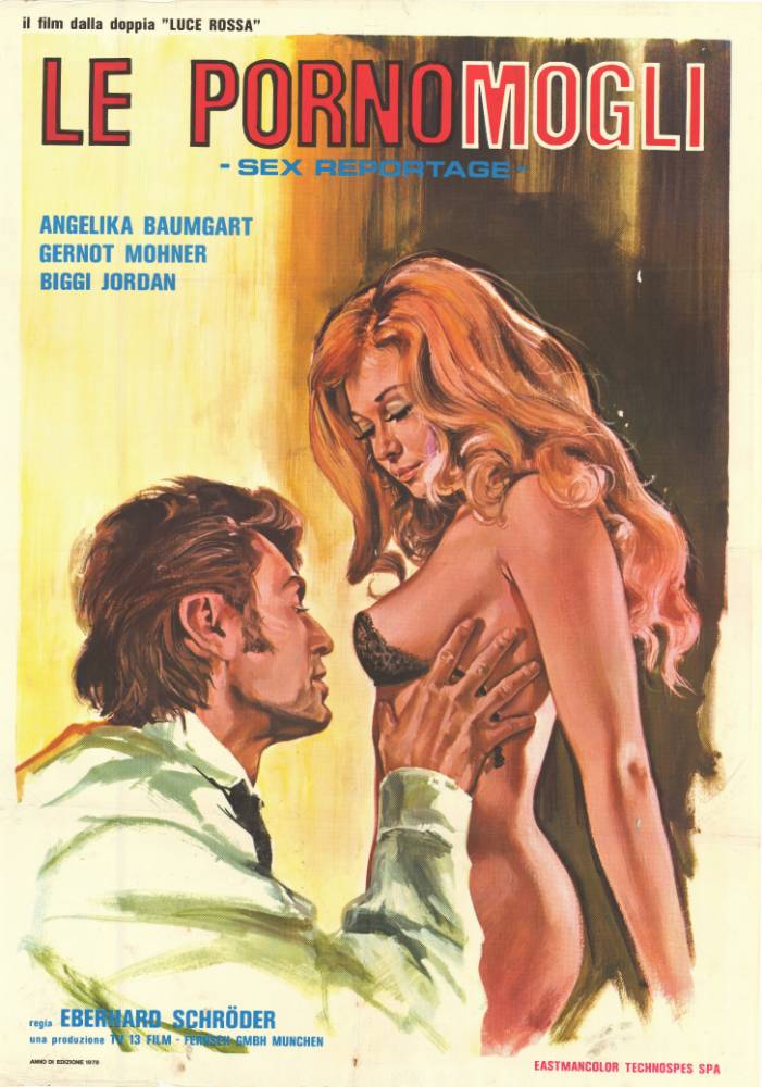 Affiche - PORNO MOGLI - SEX REPORTAGE - 100x140cm