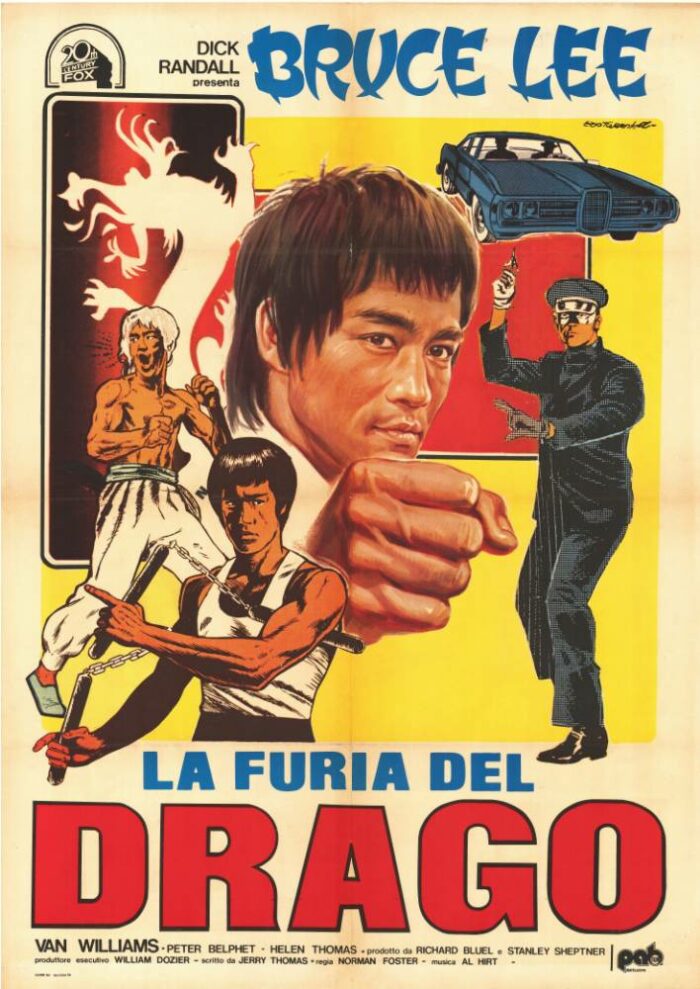 Affiche Bruce Lee - RETOUR DU DRAGON (le) - 100x140cm