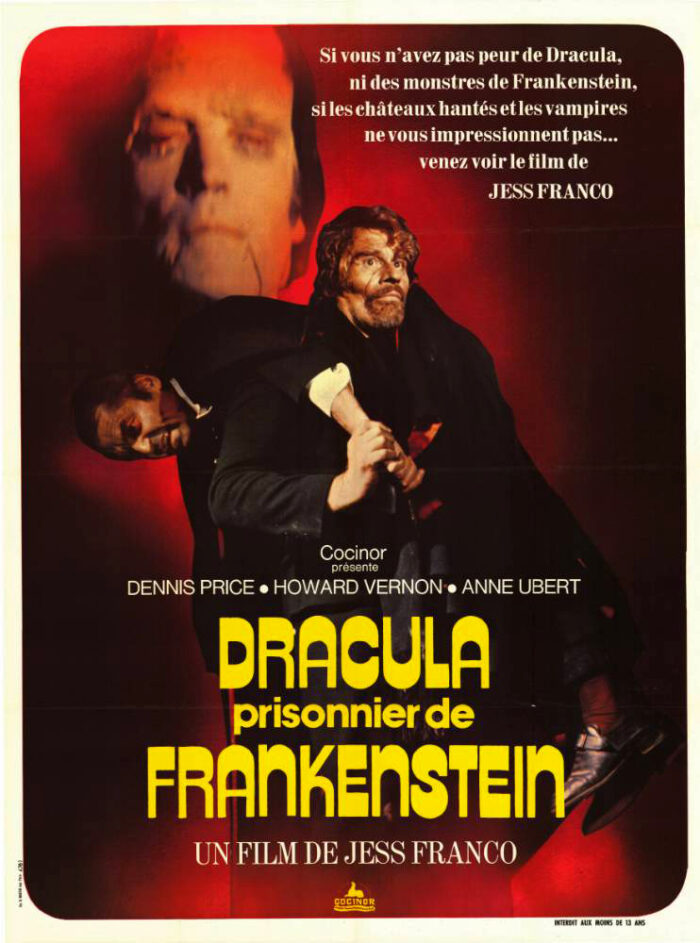Affiche - DRACULA, PRISONNIER DE FRANKENSTEIN - Ressortie 120x160cm