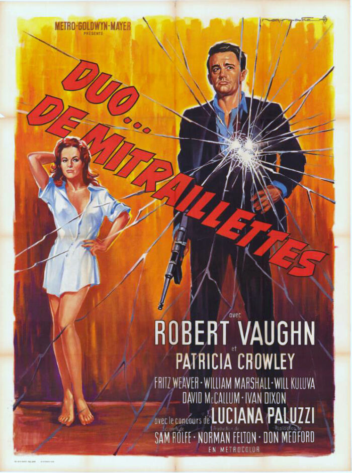 Affiche - DUO DE MITRAILLETTES - 120x160cm
