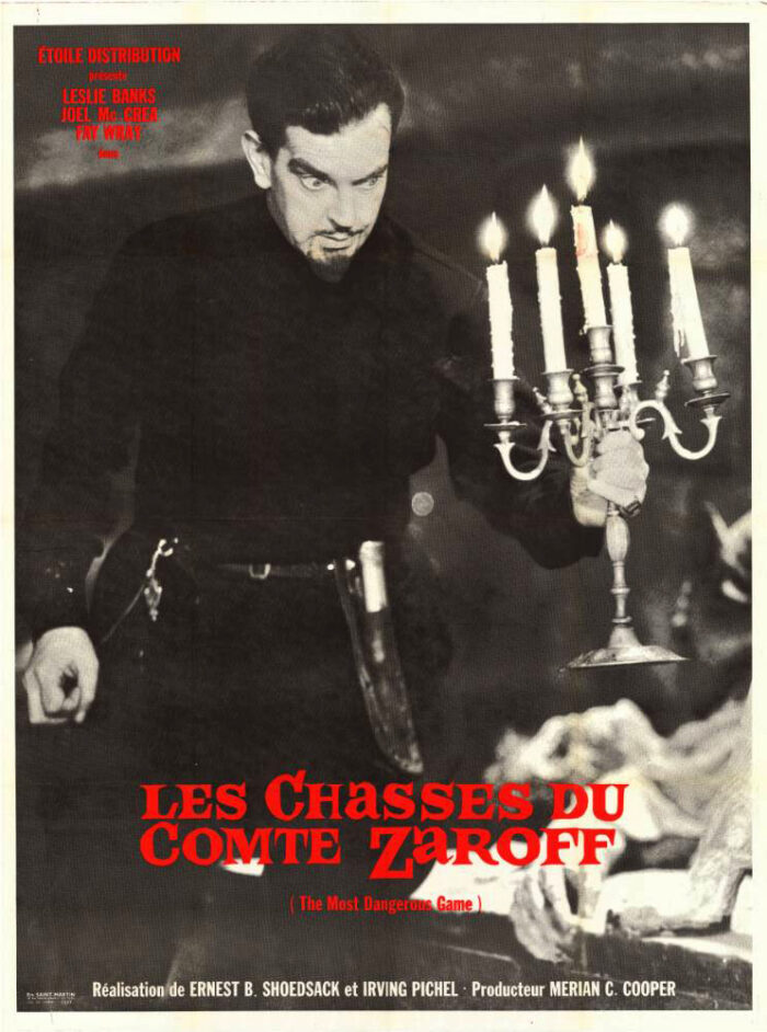 Affiche - CHASSE DU COMTE ZAROFF (la) - Ressortie 120x160cm