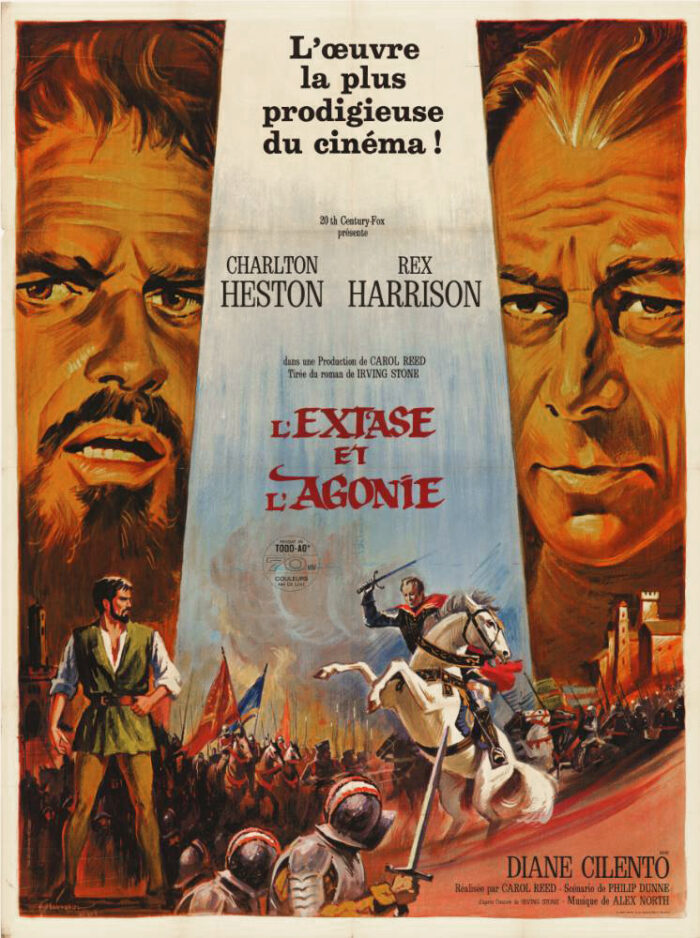 Affiche - EXTASE ET L'AGONIE (l') - 120x160cm