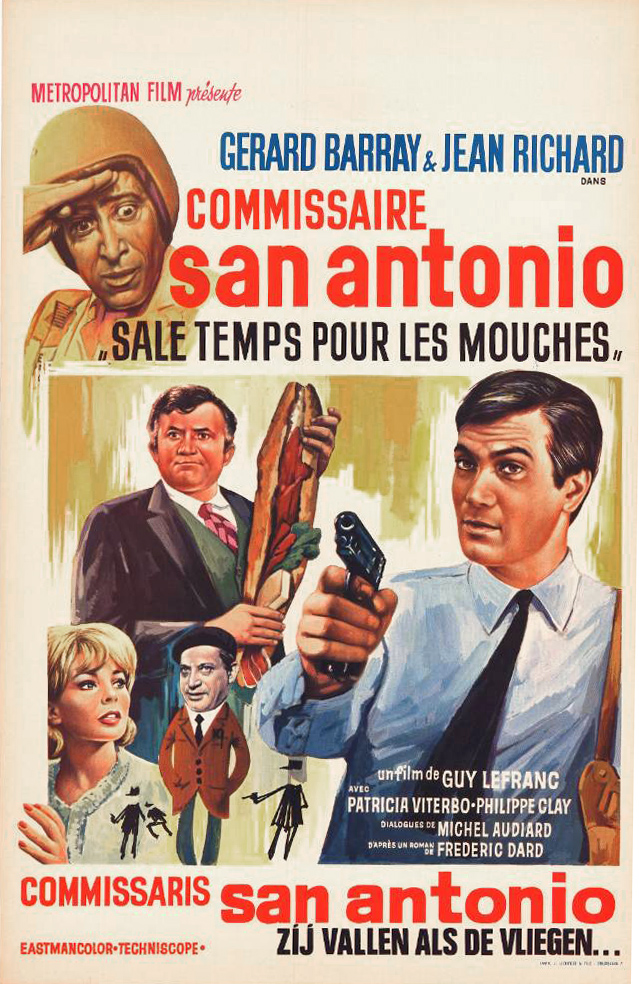 Affiche - COMMISSAIRE SAN ANTONIO - 36x56cm
