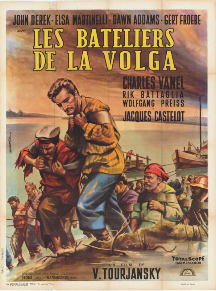 Affiche - BATELIERS DE LA VOLGA (les) - 120x160cm
