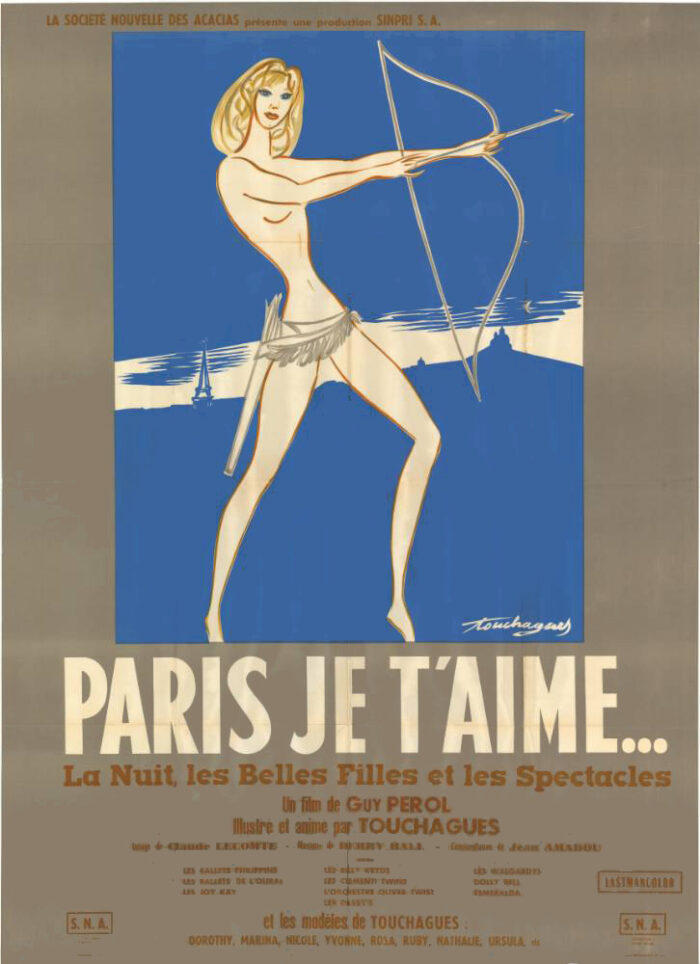 Affiche - PARIS JE T'AIME - 120x160cm