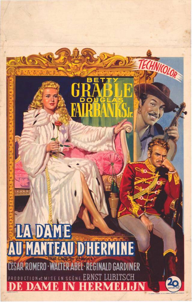 Affiche - DAME AU MANTEAU D'HERMINE (la) - 36x56cm
