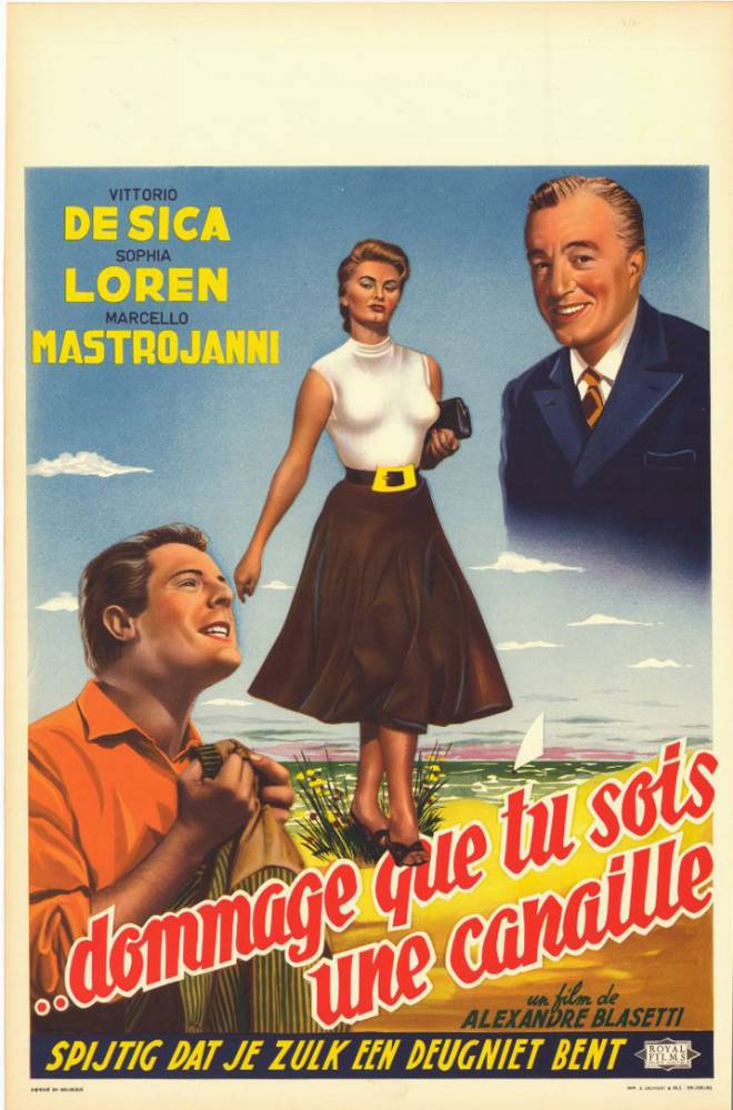 Affiche - DOMMAGE QUE TU SOIS UNE CANAILLE - 36x56cm