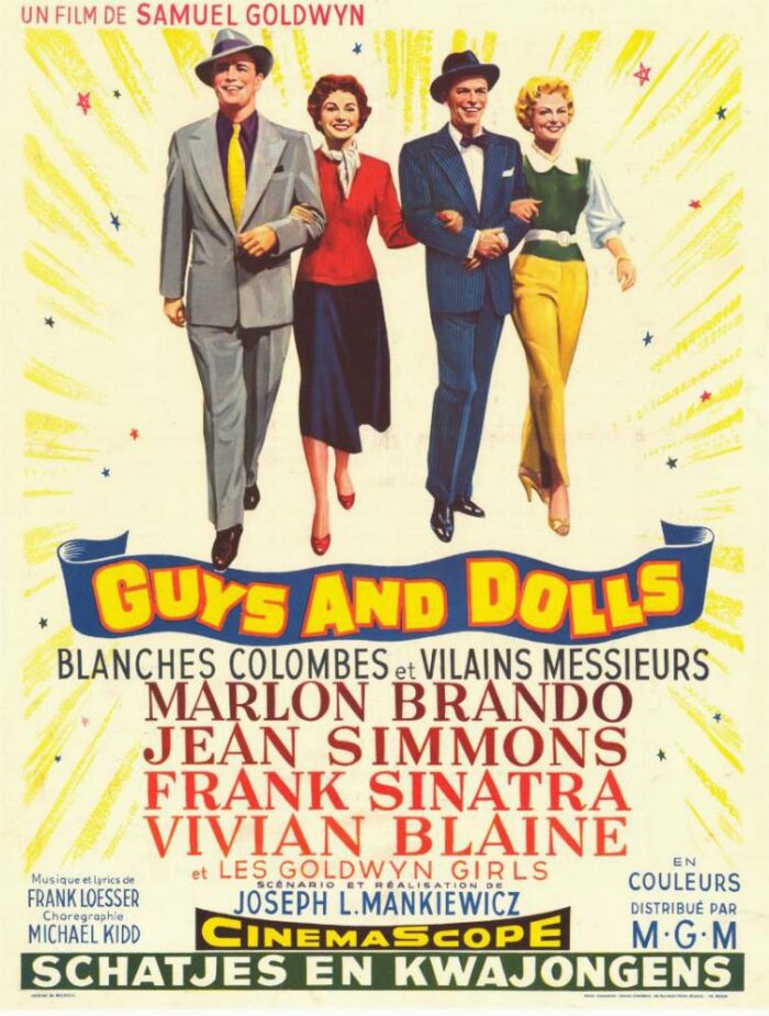 Affiche - BLANCHES COLOMBES ET VILAINS MESSIEURS - 36x56cm