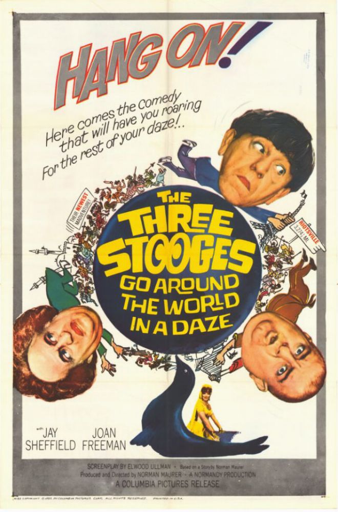 Affiche - THREE STOOGES GO AROUND THE WORLD (t - 70x105cm