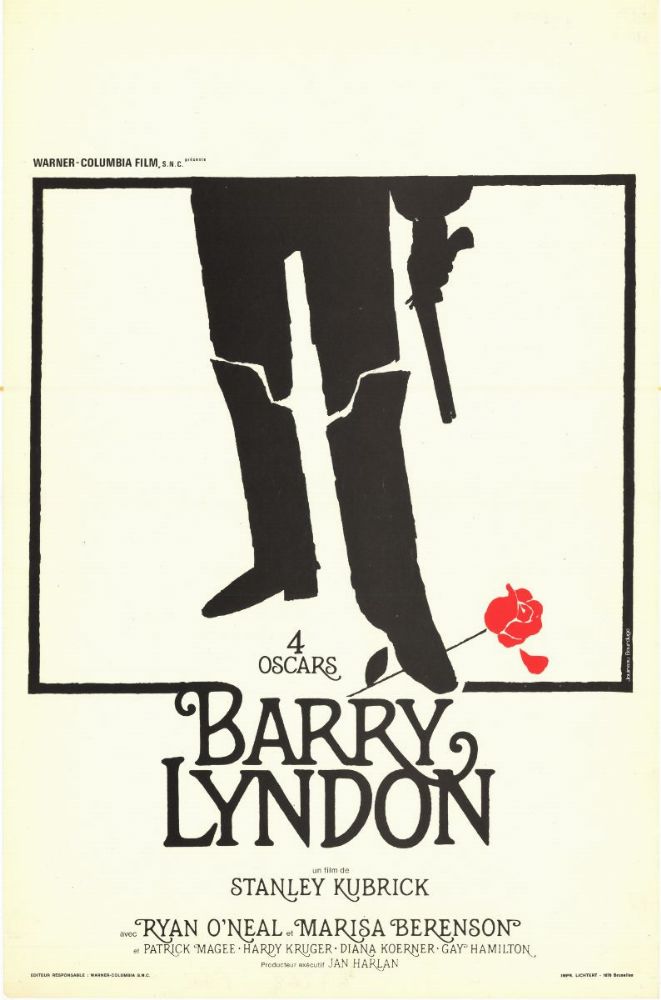 Repro 30x40cm - BARRY LYNDON - Belge