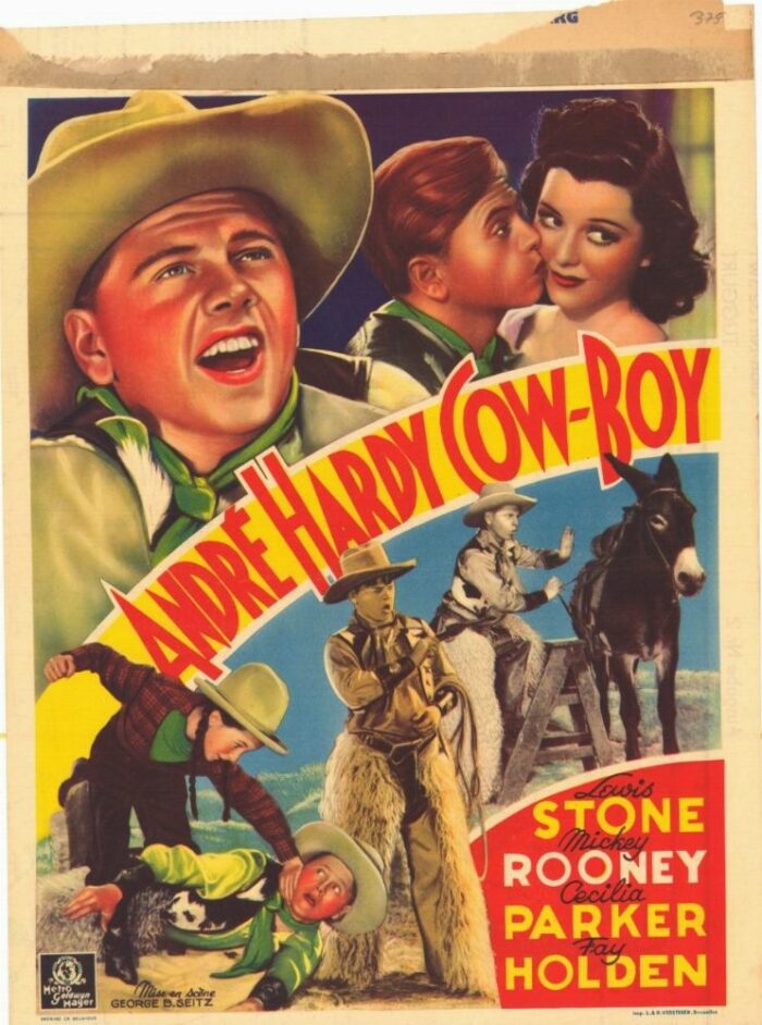 Affiche - ANDRE HARDY COW-BOY - 30x40cm