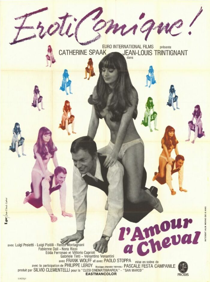 Affiche - AMOUR A CHEVAL (l') - 120x160cm