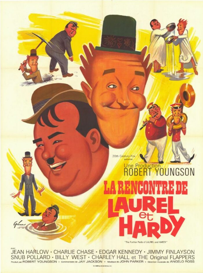 Affiche - RENCONTRE DE LAUREL ET HARDY - 120x160cm