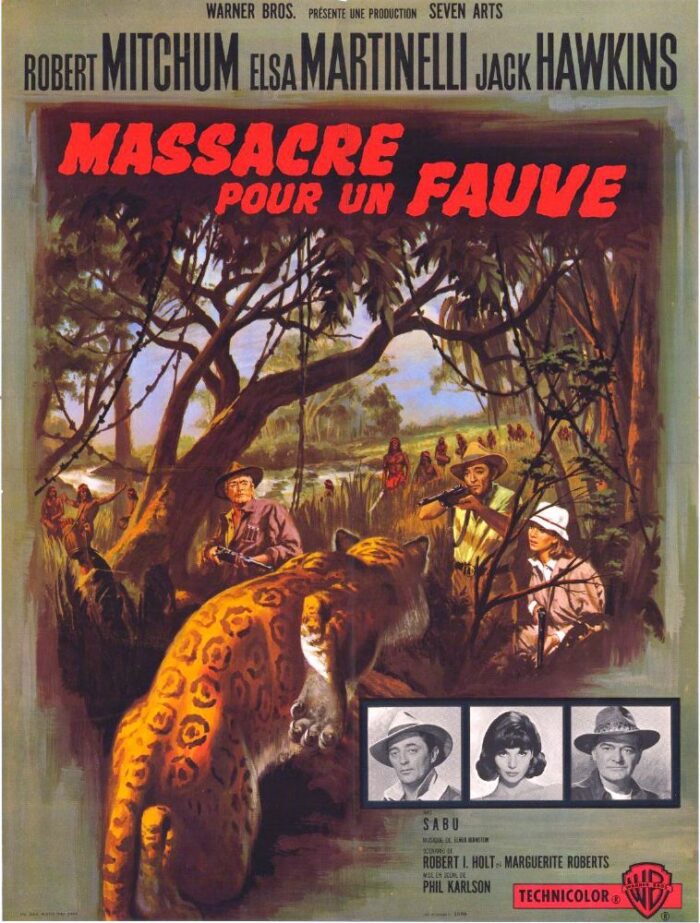 Affiche - MASSACRE POUR UN FAUVE - 60x80cm