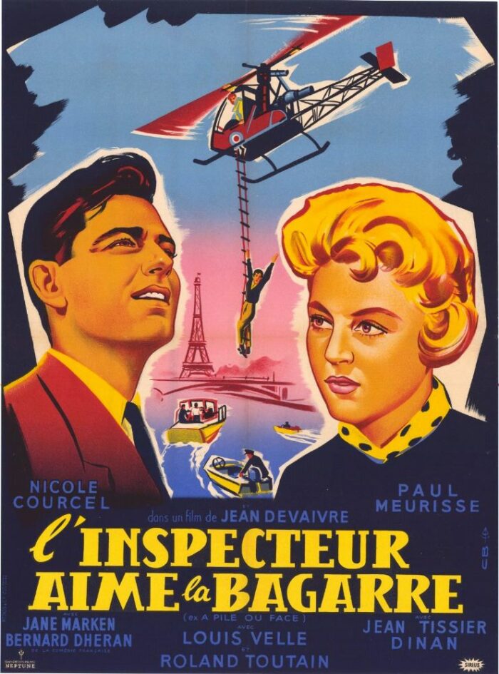 Affiche - INSPECTEUR AIME LA BAGARRE (l') - 60x80cm