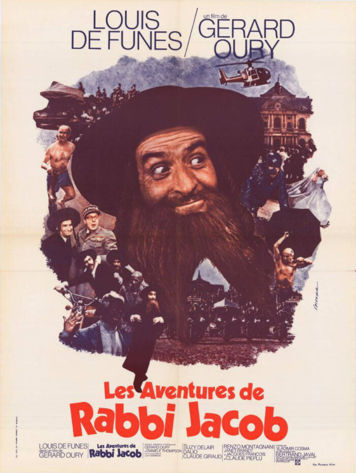 Affiche - AVENTURES DE RABBI JACOB (les) - Ressortie 60x80cm