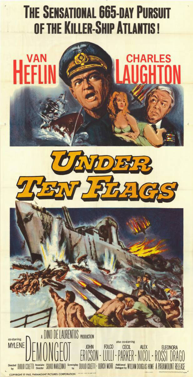 Affiche - SOUS DIX DRAPEAUX - 100x200cm
