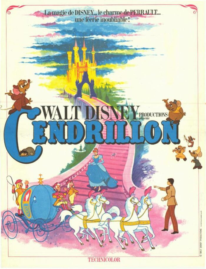 Affiche - CENDRILLON - Ressortie 40x55cm