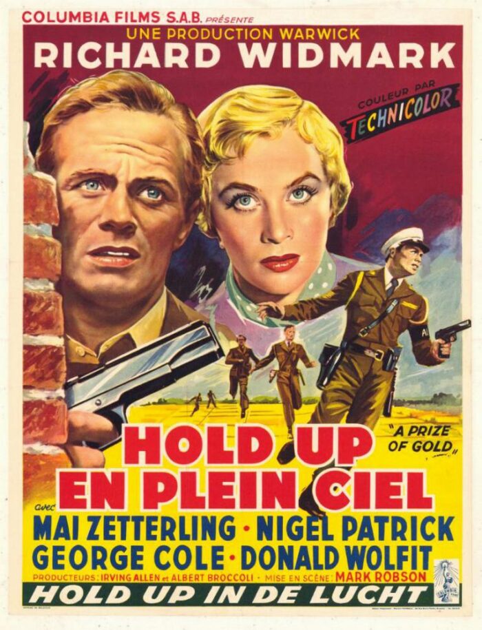 Affiche - HOLD-UP EN PLEIN CIEL - 36x56cm