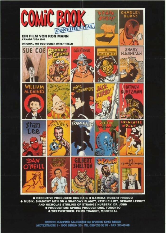 Affiche - COMIC BOOK CONFIDENTIAL - 60x80cm - GER