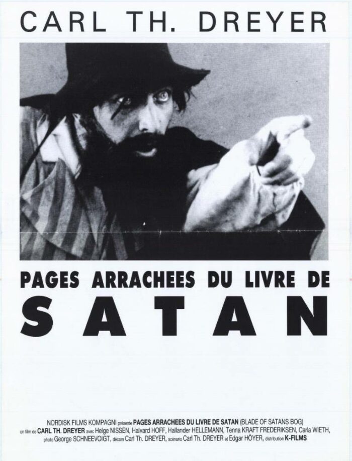Affiche - PAGES ARRACHEES AU LIVRE DE SATAN - Ressortie 45x55cm