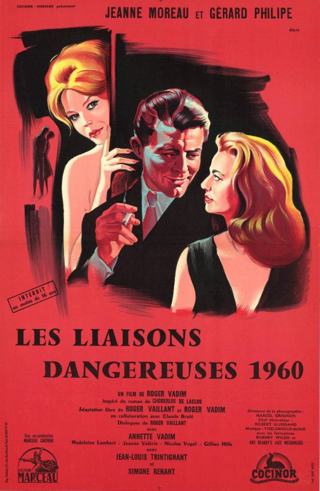 Affiche - LIAISONS DANGEREUSES 1960 - 40x60cm