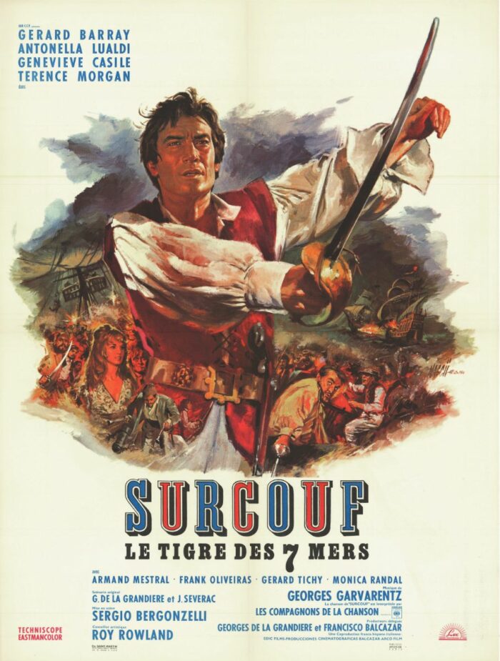 Affiche - SURCOUF, LE TIGRE DES SEPT MERS - 60x80cm