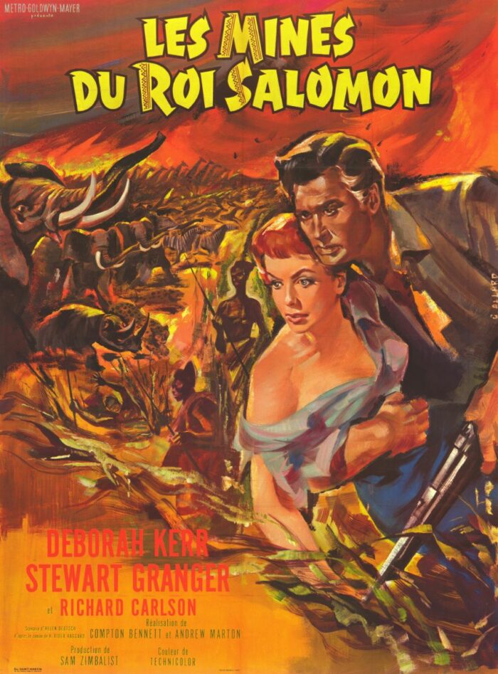 Affiche - MINES DU ROI SALOMON (les) - Ressortie 120x160cm