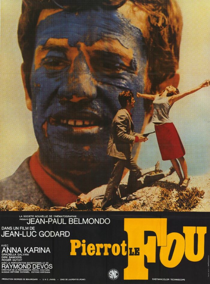 Affiche - PIERROT LE FOU - Ressortie 120x160cm