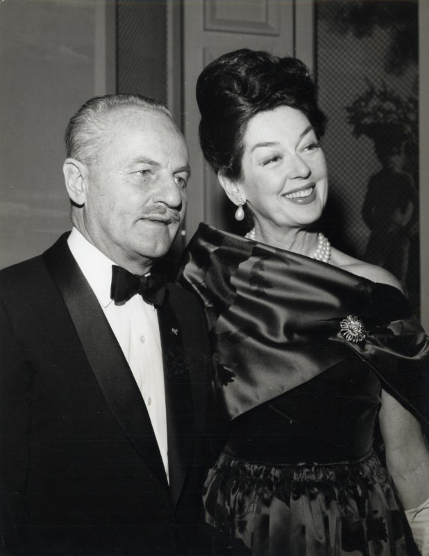 Photo - Rosalind RUSSEL, Darryl ZANUCK - 18x24cm