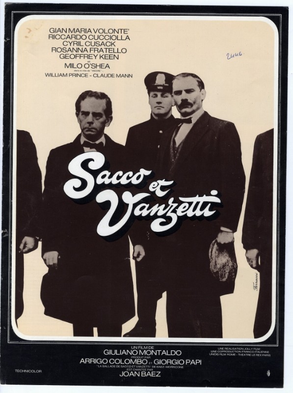 Dossier de Presse - SACCO ET VANZETTI