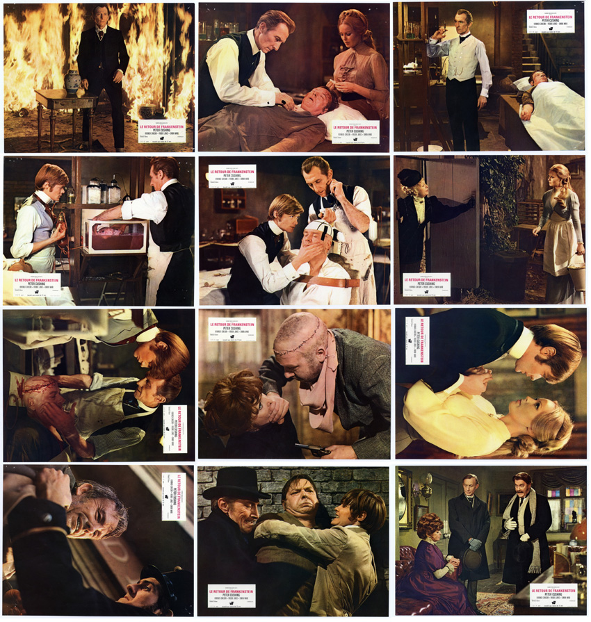 Photo - RETOUR DE FRANKENSTEIN (le) - Jeu de 12 photos 24x30cm