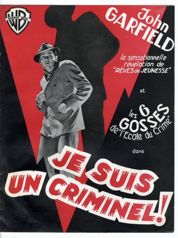 Dossier de Presse - JE SUIS UN CRIMINEL