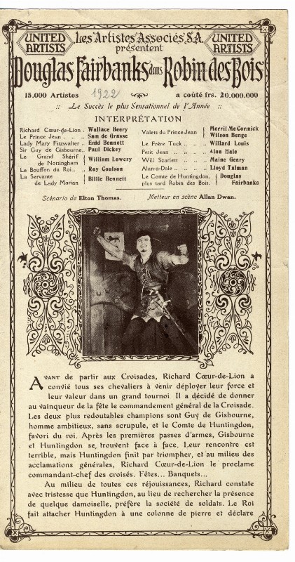 Dossier de Presse - ROBIN DES BOIS