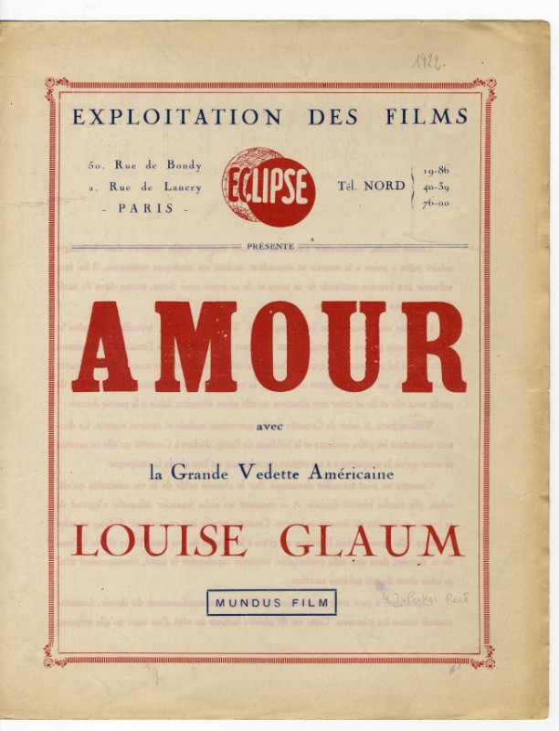 Dossier de Presse - AMOUR