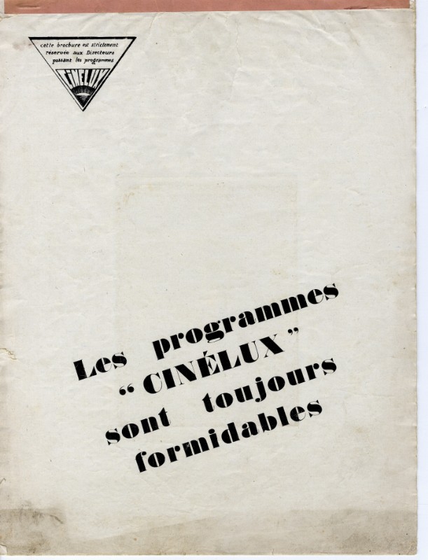 Programme - CINELUX - 24x30cm